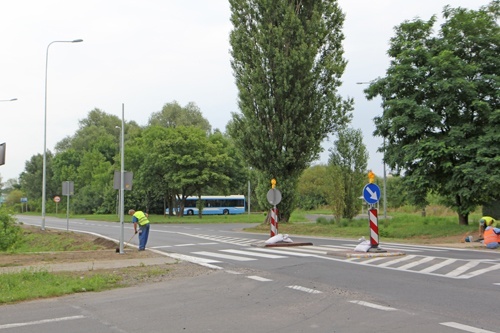 Kolejne bezpieczne przejście dla pieszych  powstaje przy ul. Poznańskiej