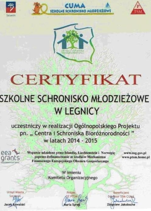 certyfikat uczestnictwa