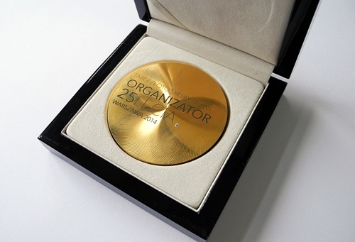 Galeria Sztuki medalowym „Organizatorem 25-lecia”  branży złotniczej
