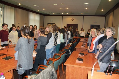 Licealiści z francuskiego Gap z wizytą w Ratuszu