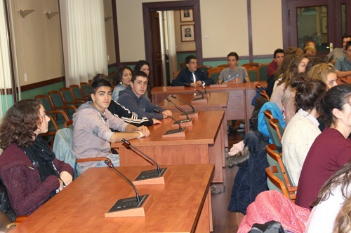 Licealiści z francuskiego Gap z wizytą w Ratuszu