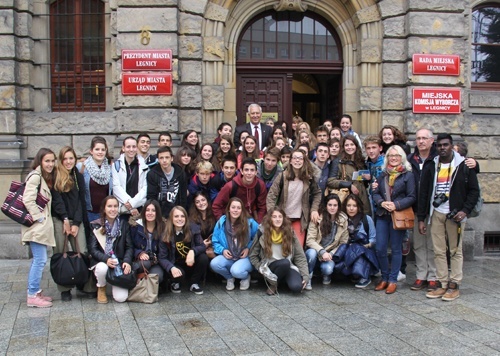 Licealiści z francuskiego Gap z wizytą w Ratuszu