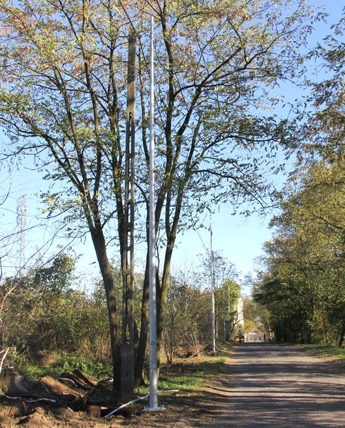 Nowe latarnie na al. Zwycięstwa