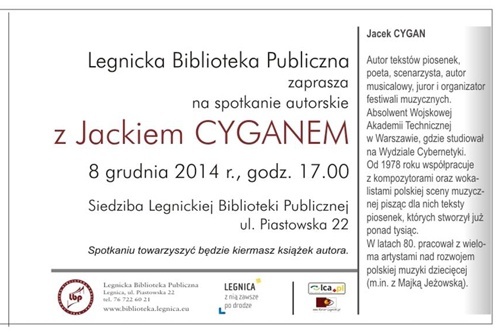 Jacek Cygan w bibliotece