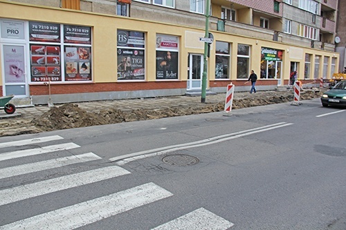 Nowy chodnik na Wjazdowej