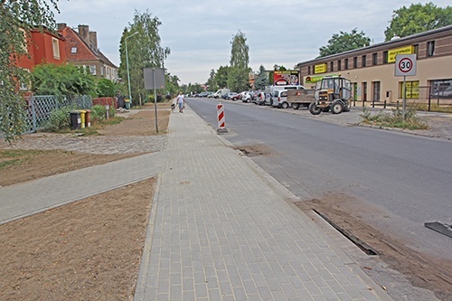 Nowy chodnik na ul. Struga 2