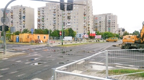 Rondo Niepodległości i ul. Sikorskiego w przebudowie 3