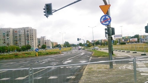 Rondo Niepodległości i ul. Sikorskiego w przebudowie 5
