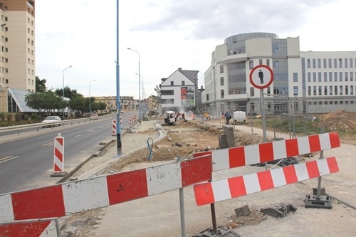 Wrocławska i Jordana &ndash; nowe drogi, parkingi i oświetlenie 1