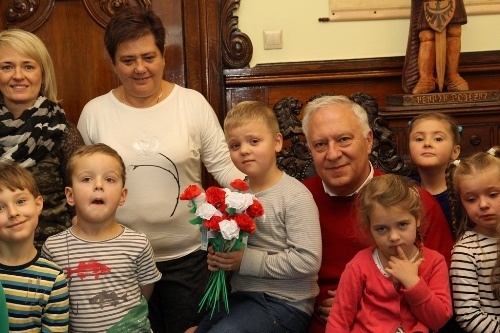 Przedszkolaki odwiedziły prezydenta 8