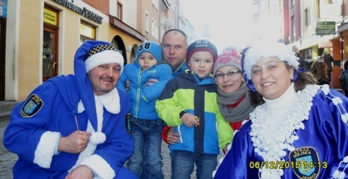 niebieskie mikołaje