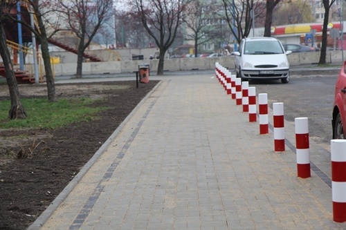 chodnik na osiedlu Kopernika