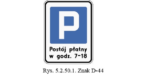 znak postoju