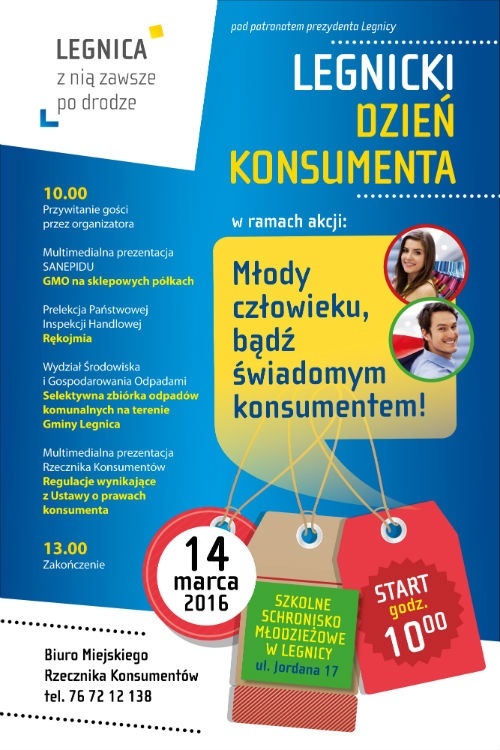 plakat na dzien konsumenta