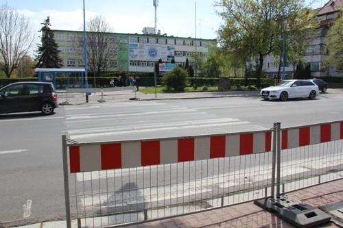 przejscie dla pieszych ul Zlotoryjska