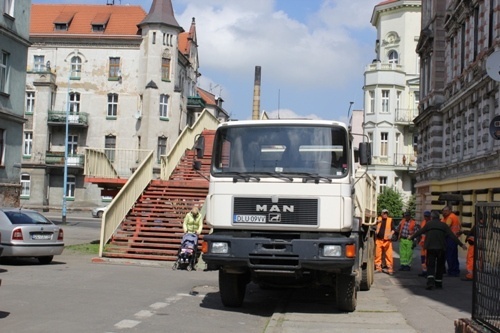 remont kladki nad piastowska