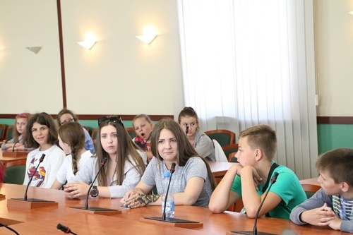 Dzieci z Drohobycza gośćmi prezydenta 1