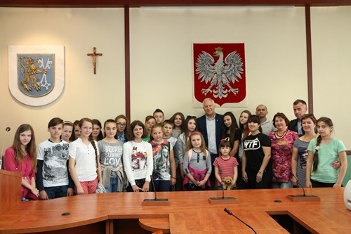 Dzieci z Drohobycza gośćmi prezydenta 5