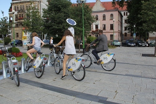 inauguracja roweru miejskiego