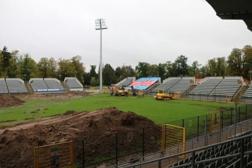 modernizacja stadionu w Legnicy
