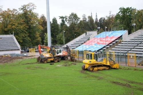 modernizacja stadionu w Legnicy